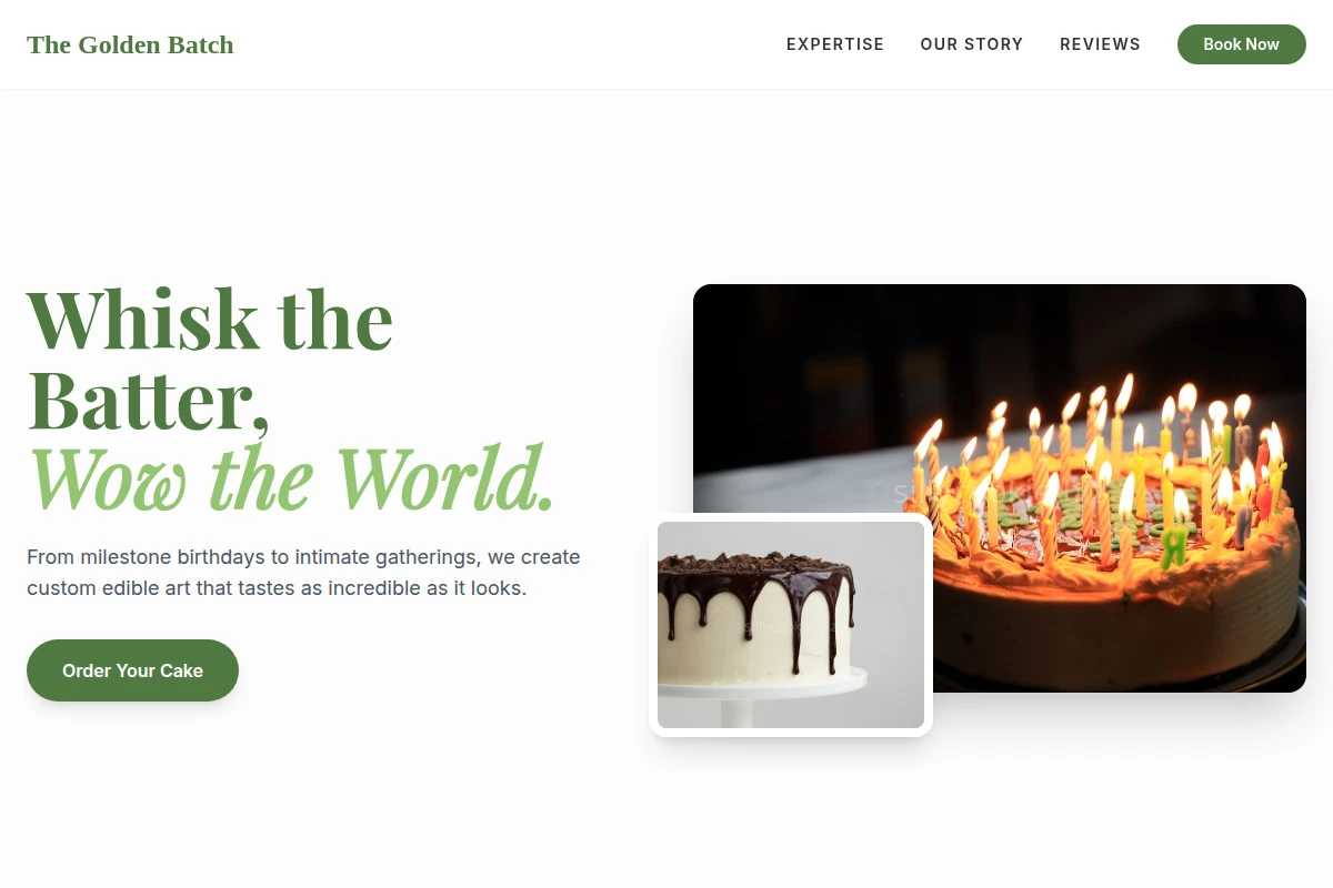 Zest Birthday Cake